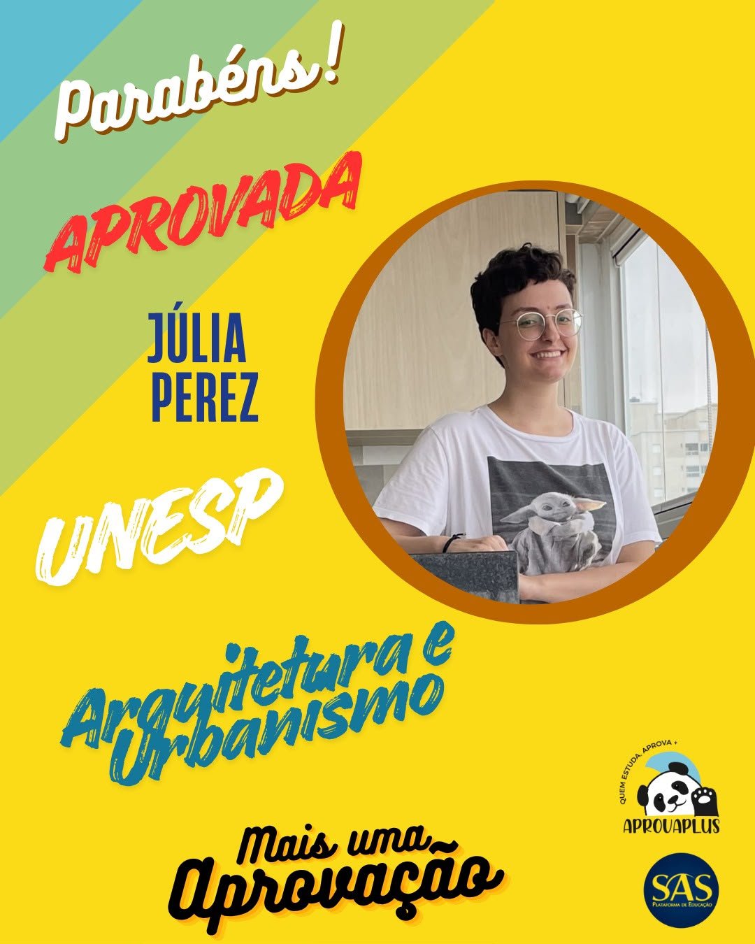 Aluno aprovado Aprova Plus 3