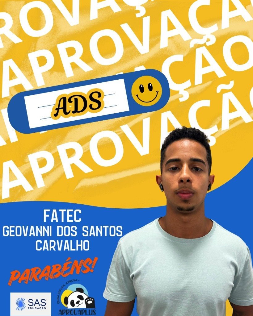 Aluno aprovado Aprova Plus 1